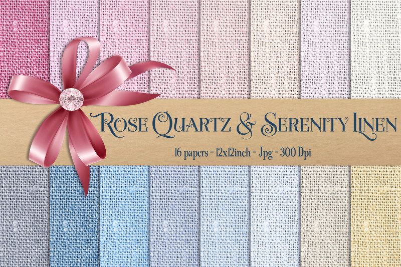 16-rose-quartz-and-serenity-linen-burlap-digital-papers