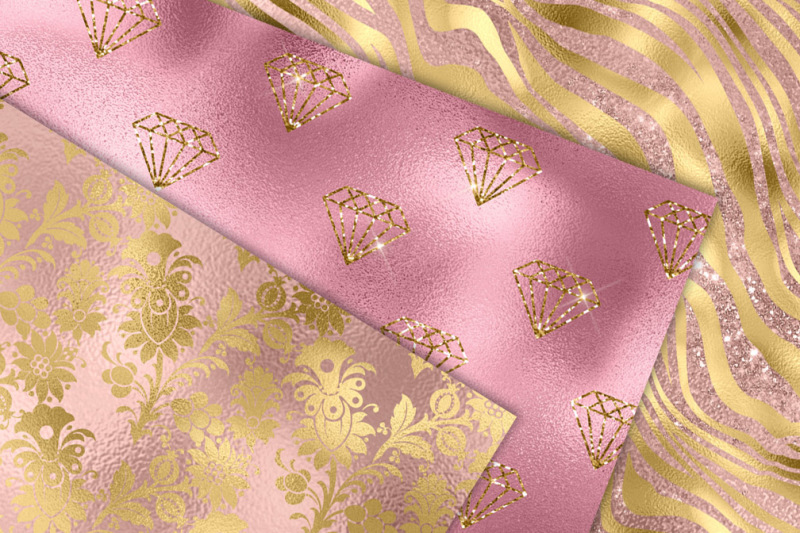 pink-and-gold-glam-textures