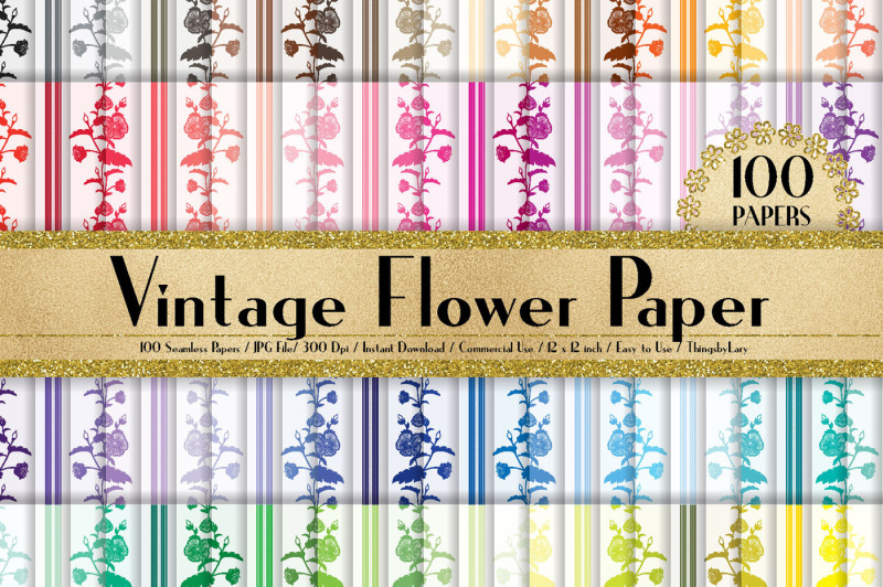 100-seamless-vintage-shabby-chic-flower-border-digital-paper