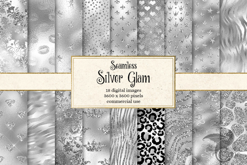 silver-glam-digital-paper
