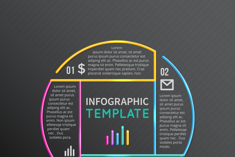 infographic-report-vector-template-with-line-elements-and-icons-busin