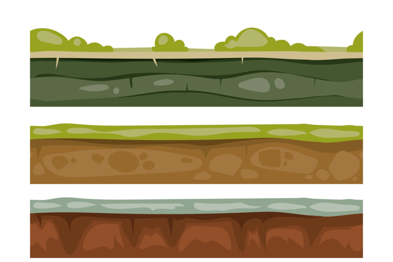 seamless-grounds-soil-and-grass-for-ui-game-vector-layers-set