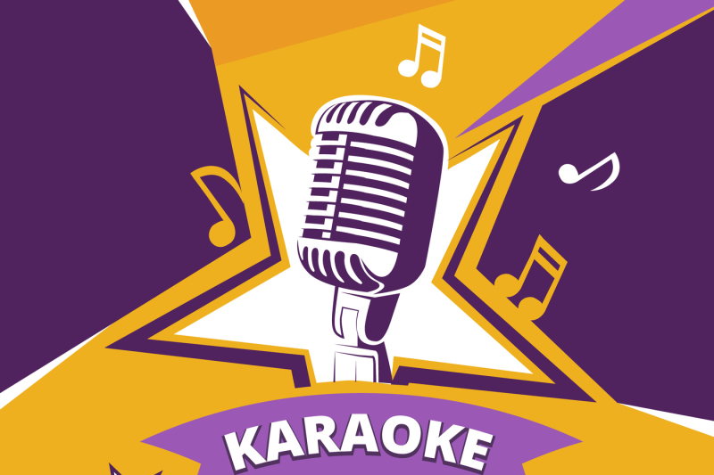 karaoke-party-vector-poster