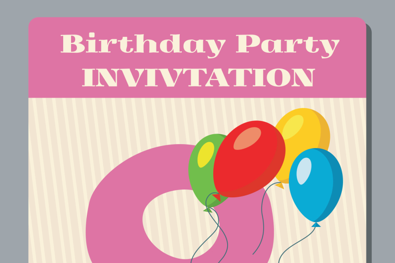 birthday-party-invitation-pass-vector-ticket-with-funny-penguin-for-ki