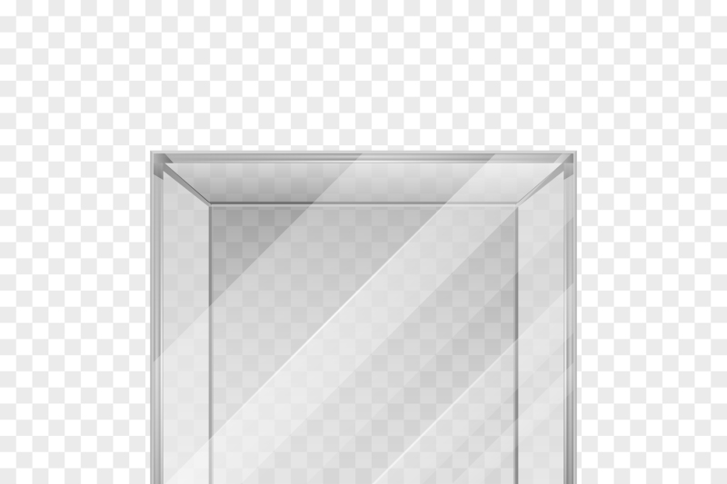 empty-clean-glass-box-cube-showcase-isolated-on-checkered-background