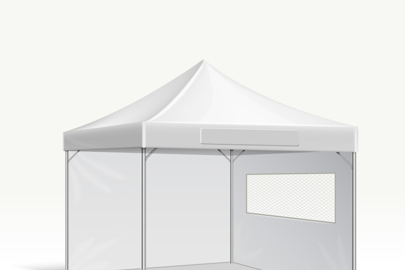 promotional-advertising-folding-tent-vector-illustration-for-outdoor-e