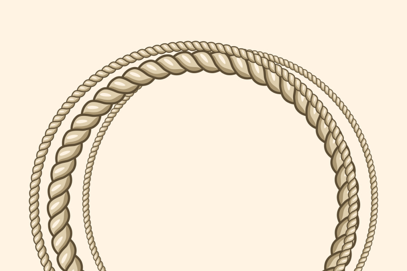 round-marine-ropes-frame-for-text