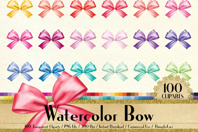 100-watercolor-bow-clip-arts-fashion-clip-art-princess-bow