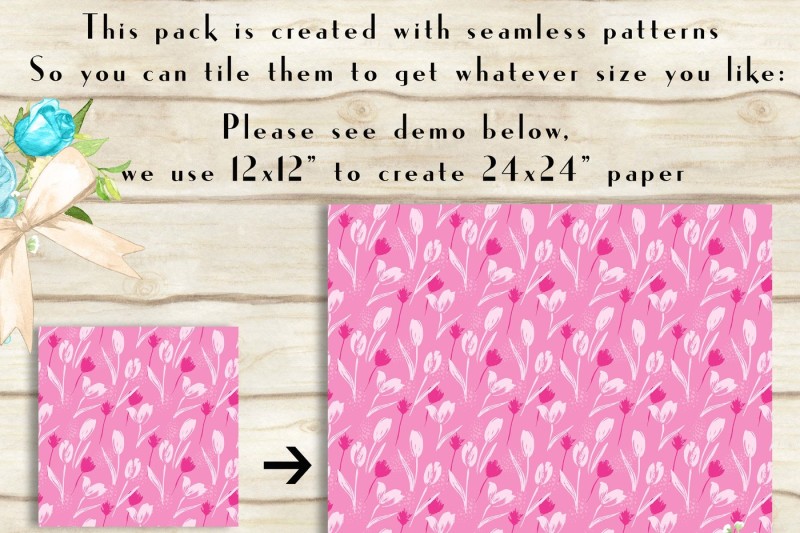 100-seamless-white-tulip-flower-digital-papers-12-x-12-inch