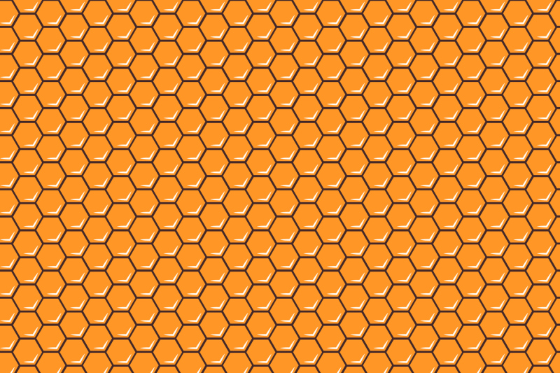 orange-honeycomb-vector-seamless-pattern
