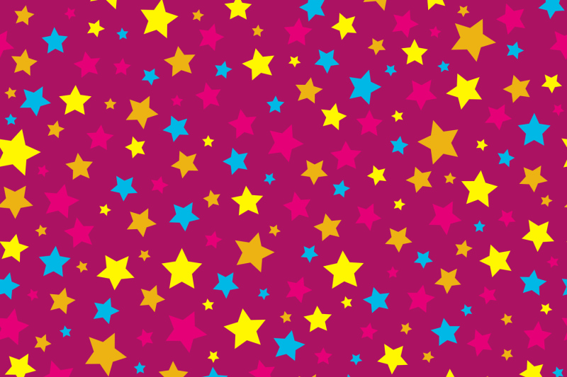 bright-stars-pink-seamless-pattern