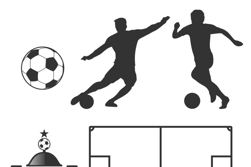 soccer-design-elements-in-black-isolated-white