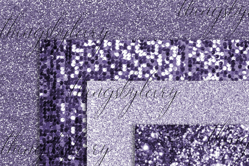 42-ultra-violet-glitter-and-sequin-papers