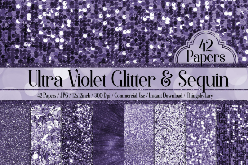 42-ultra-violet-glitter-and-sequin-papers