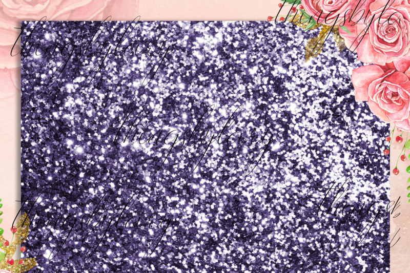 42-ultra-violet-glitter-and-sequin-papers