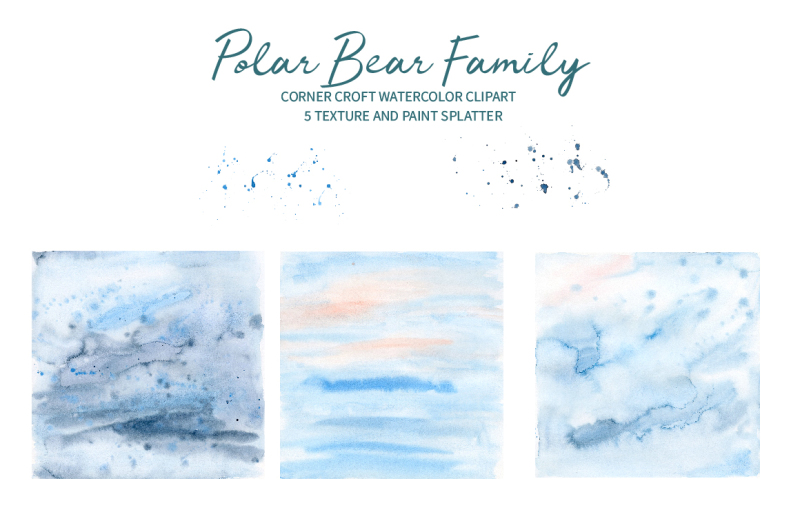 watercolor-polar-bear-family-clipart
