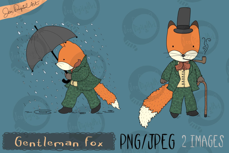 gentleman-fox-clip-art-illustration-png-jpeg