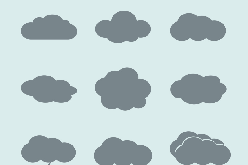 vector-weather-icons-set-clouds-and-rain