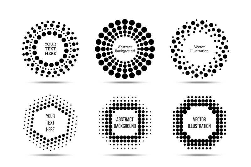 circle-vector-dotted-burst-halftone-banners