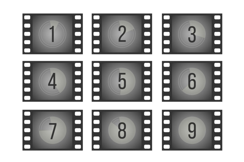 old-cinema-film-countdown-movie-frames-with-numbers-vector-set