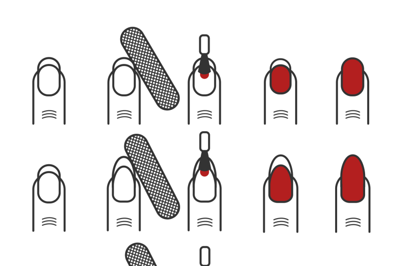 manicure-process-vector-icons-different-nail-styles-and-shapes-almond