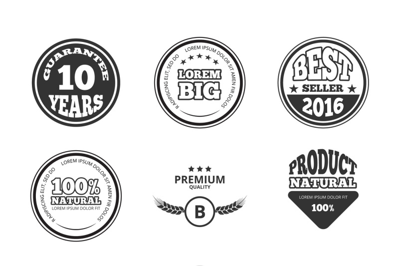 high-quality-premium-guarantee-vintage-vector-wax-seals-labels-badg