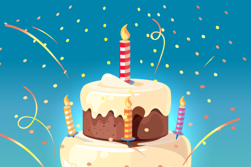 happy-birthday-background-with-tasty-cake-and-candles-vector-illustrat