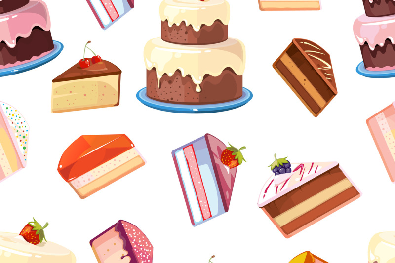 cake-vector-seamless-background