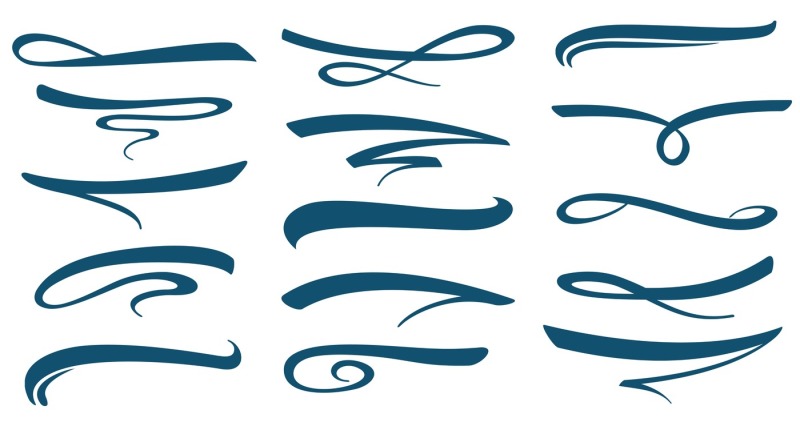 vector-marker-stroke-line-lettering-underlines-collection