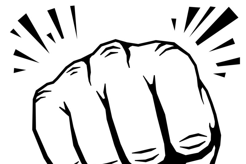 punching-fist-hand-vector-illustration