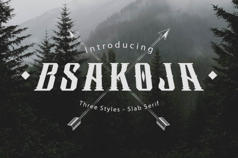 bsakoja-typeface