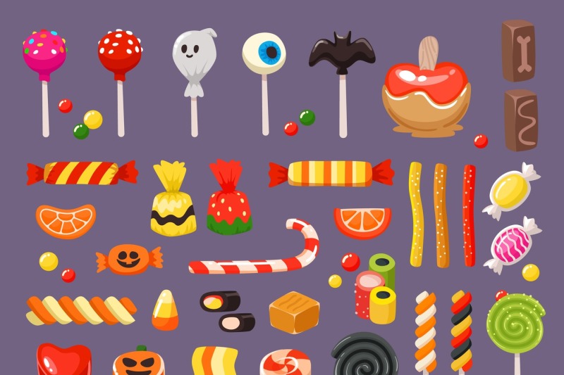 halloween-candy-sweet-candies-scary-bat-lollipop-and-sweets-liquoric