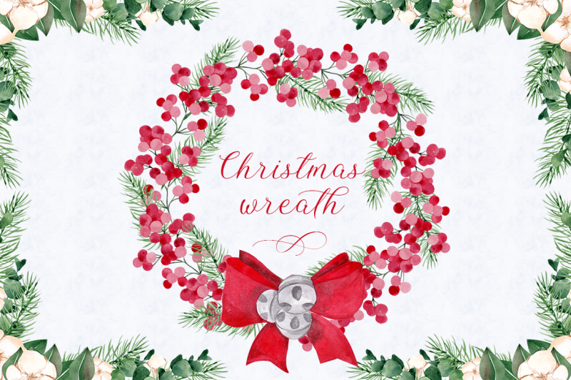 christmas-wreath-watercolor-clipart