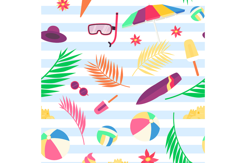 summer-pattern-with-beach-objects-and-accessories