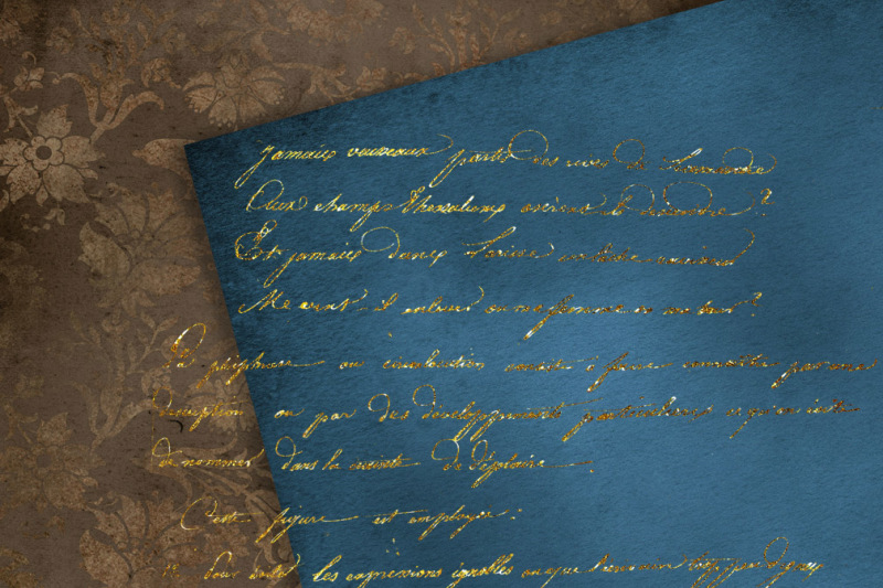 old-gold-handwriting-overlays