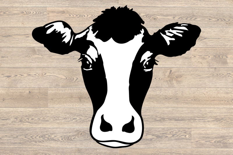 Download Cow svg Face Heifer Farm Animal Farmhouse 962S By ...