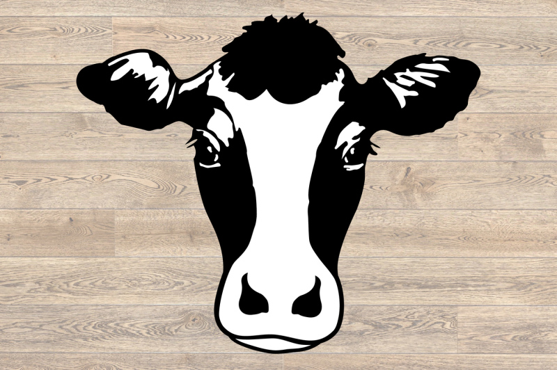 Cow svg Face Heifer Farm Animal Farmhouse 962S By HamHamArt | TheHungryJPEG