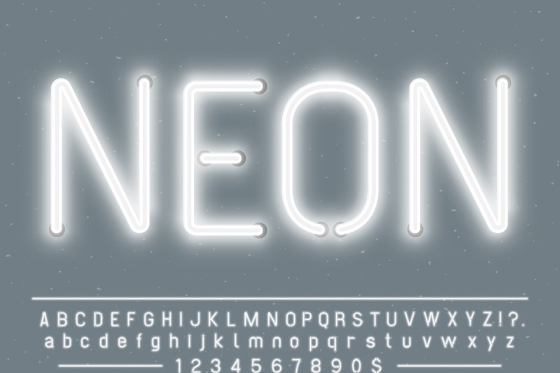 bright-glowing-white-neon-sign-characters-vector-font-with-glow-light
