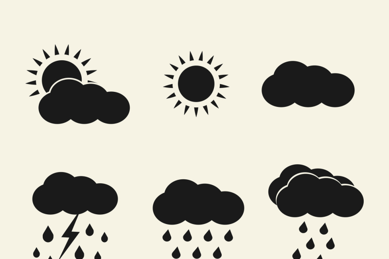 vector-weather-icons-set-sun-clouds-rain-lightning