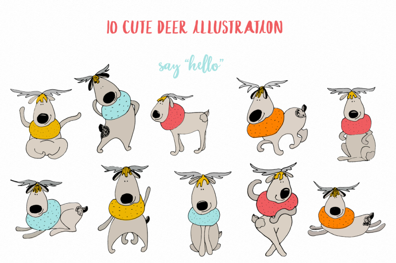 winter-deer-vector-and-png-clipart