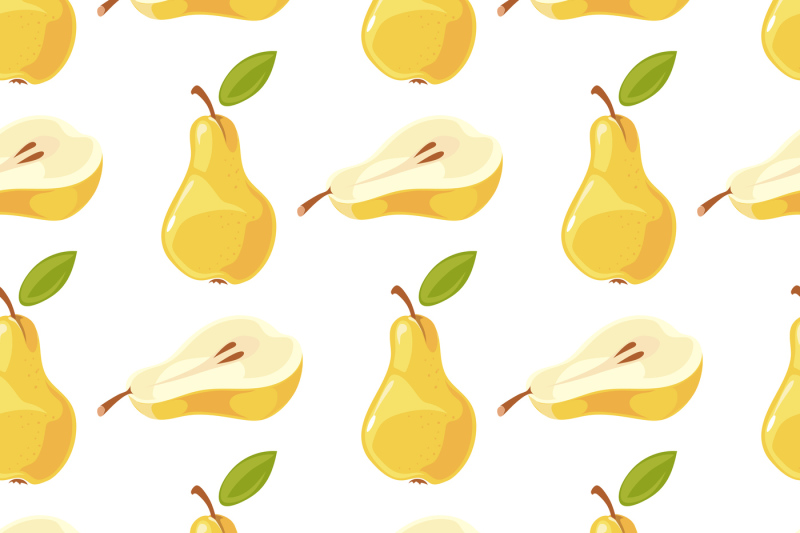 vector-pears-and-slices-seamless-pattern