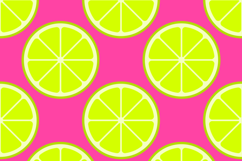 vector-bright-lime-slices-seamless-background