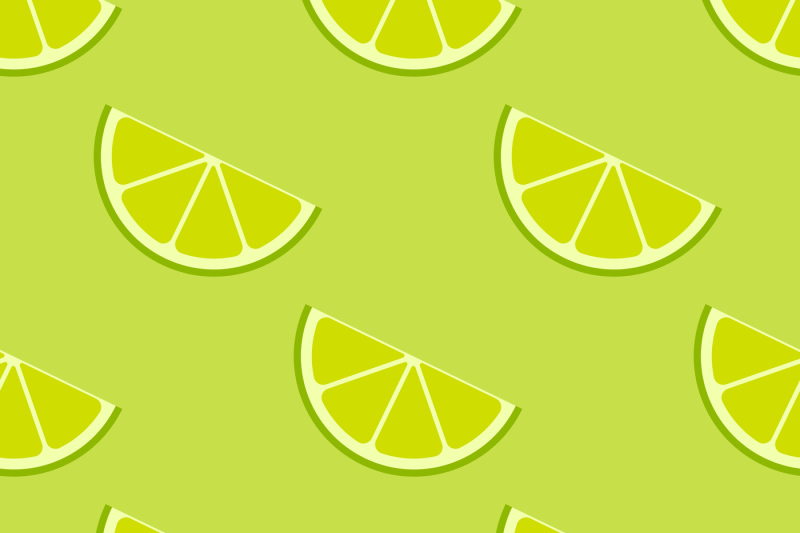 vector-bright-lime-slices-seamless-background