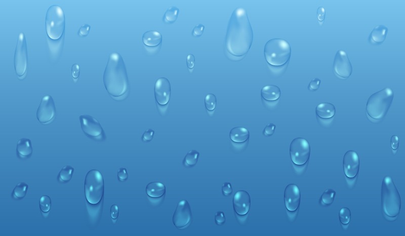 transparent-water-drops-blue-vector-background