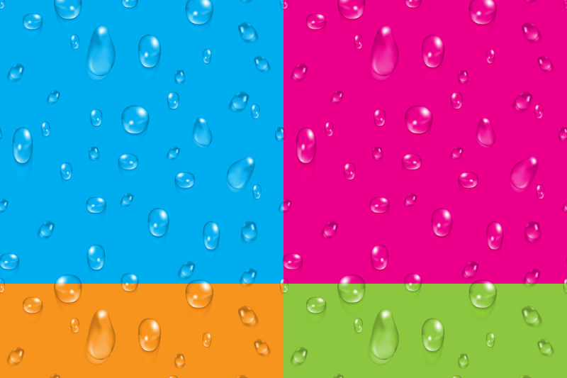 set-of-transparent-water-drops-vector-seamless-backgrounds