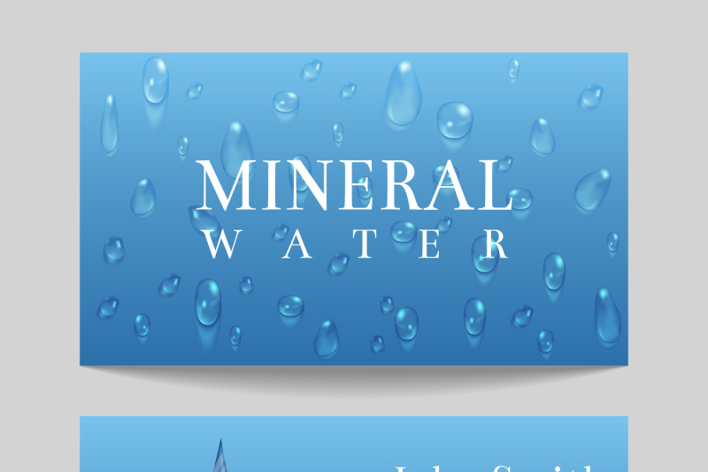 mineral-water-delivery-business-card-template