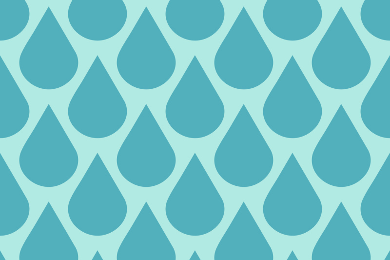 teal-vector-water-drops-seamless-background