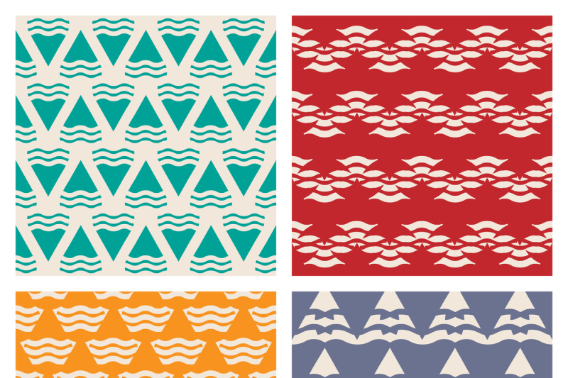 set-of-vector-abstract-geometric-seamless-patterns