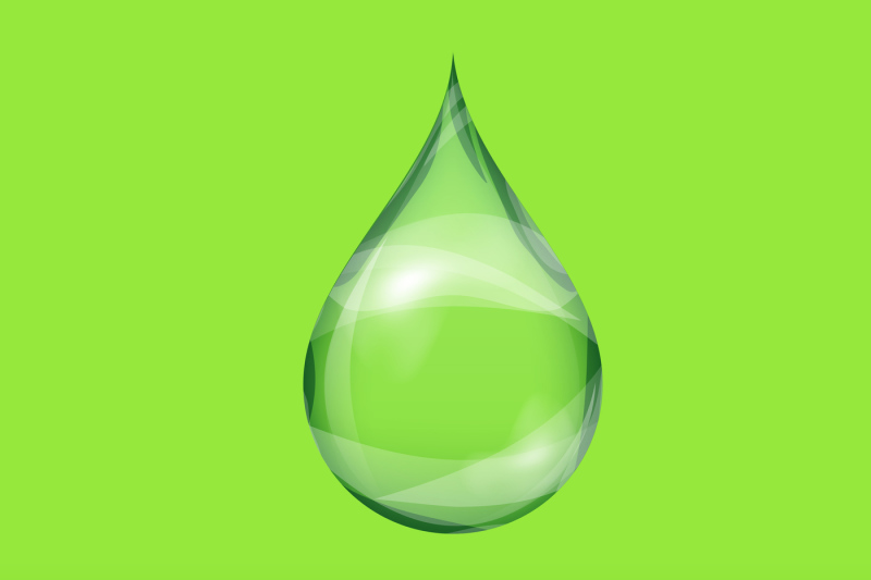 green-natural-template-with-a-water-drop