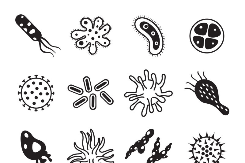 biology-diseases-virus-and-mold-bacteria-hygiene-icon-biological-dise